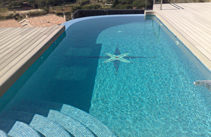 Construcción de piscinas de obra en Girona