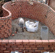 Encofrado piscina
